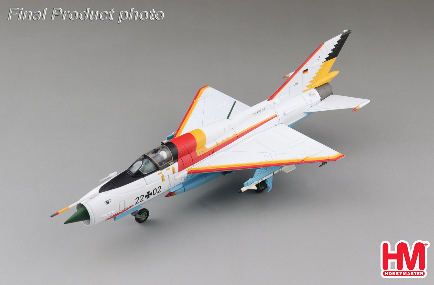 1/72 MIG-21SPS "The White Shark" 22+02 JG-1 Drewitz Air Base Germany 1990