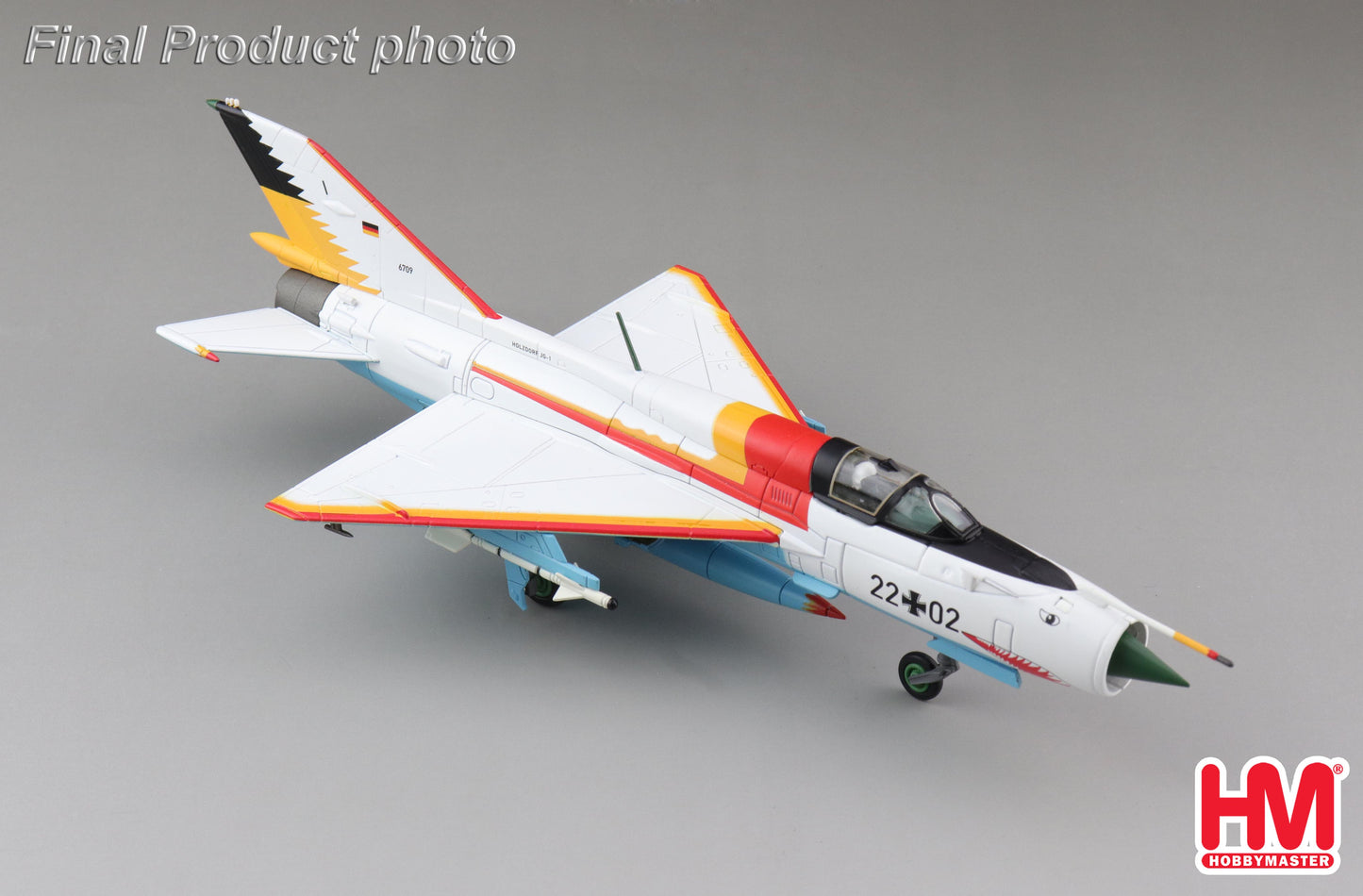 1/72 MIG-21SPS "The White Shark" 22+02 JG-1 Drewitz Air Base Germany 1990