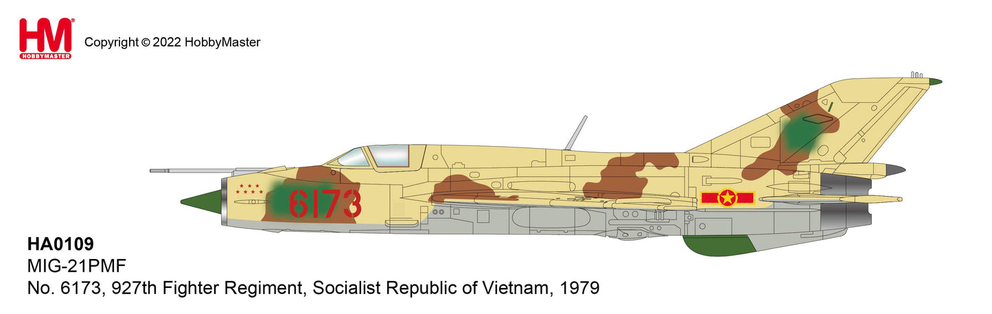 1/72 MIG21PMF No 6173 927th Fighter Regiment Socialist Republic of Vietnam