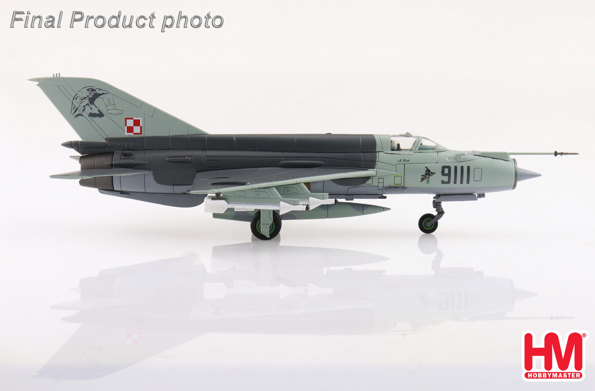 1/72 MIG-21MF "Polish Air Force" 9111 3 ELT Poznan-Kresiny Poland 2002