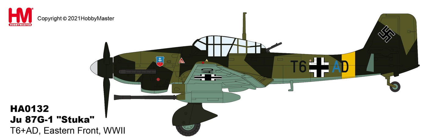 1/72 Junkers Ju87G-1 "Stuka" Luftwaffe T6+AD Eastern Front WWII
