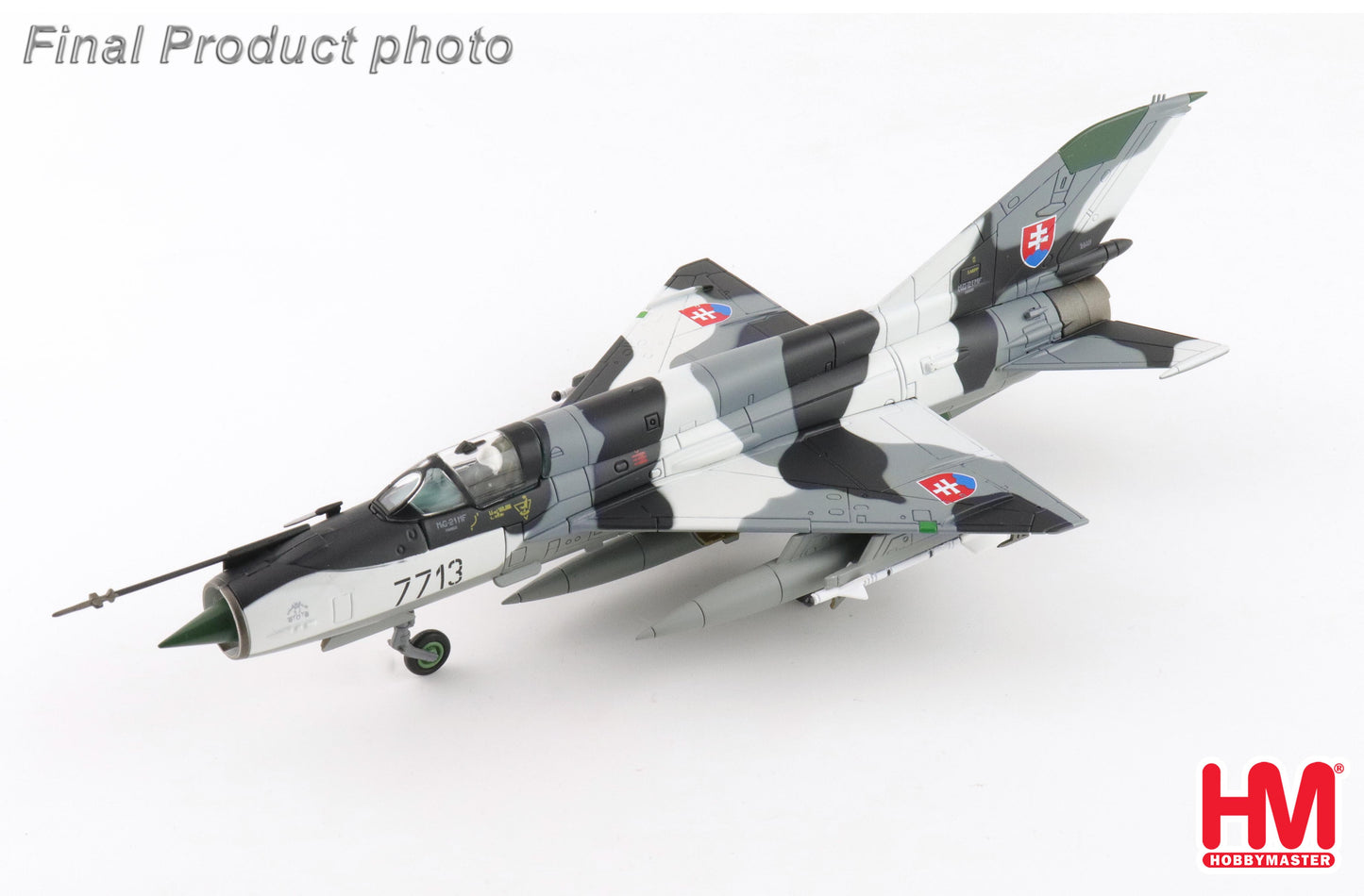 1/72 MIG-21MF "Slovak Air Force" 7713 4th Flight Sliac Airbase 1999