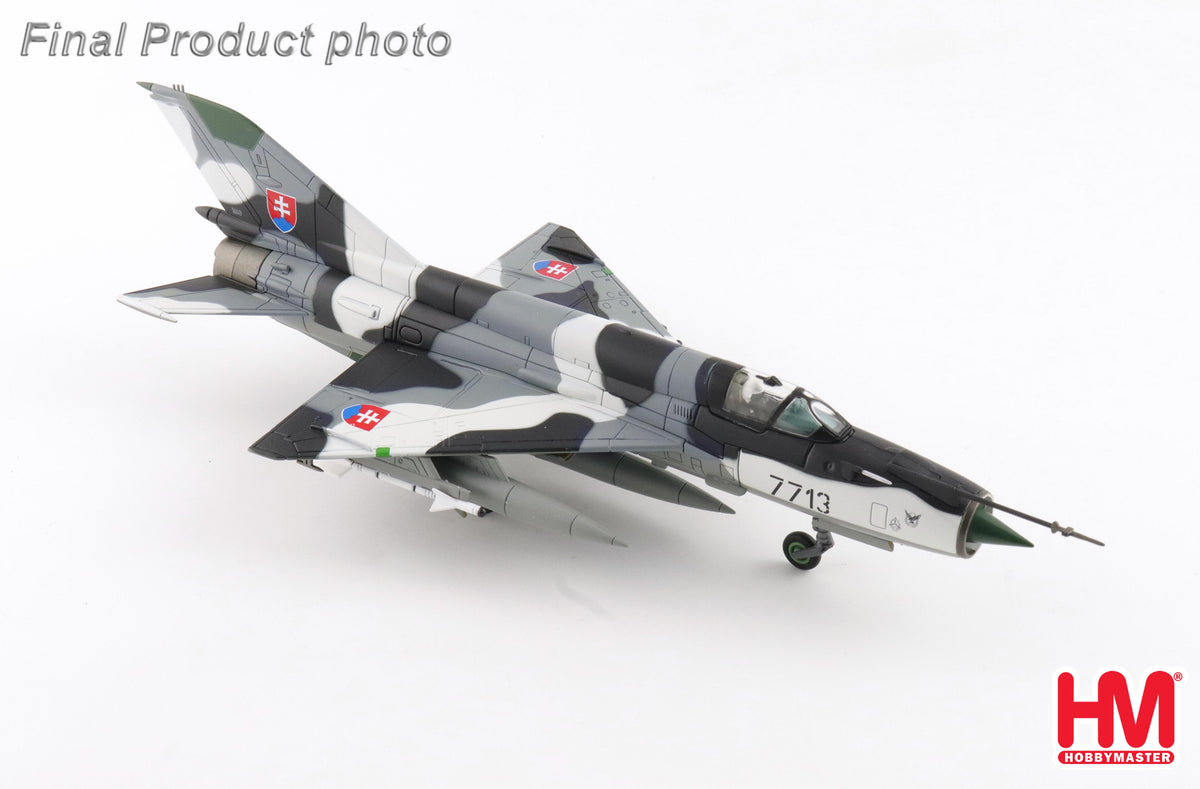 1/72 MIG-21MF "Slovak Air Force" 7713 4th Flight Sliac Airbase 1999