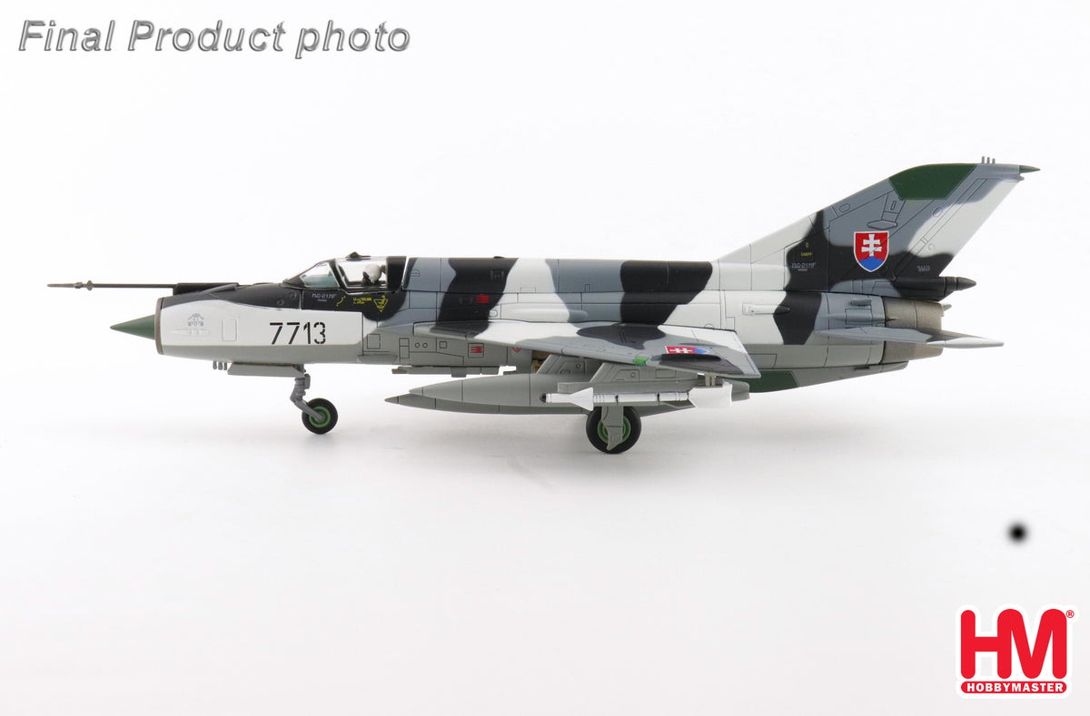 1/72 MIG-21MF "Slovak Air Force" 7713 4th Flight Sliac Airbase 1999