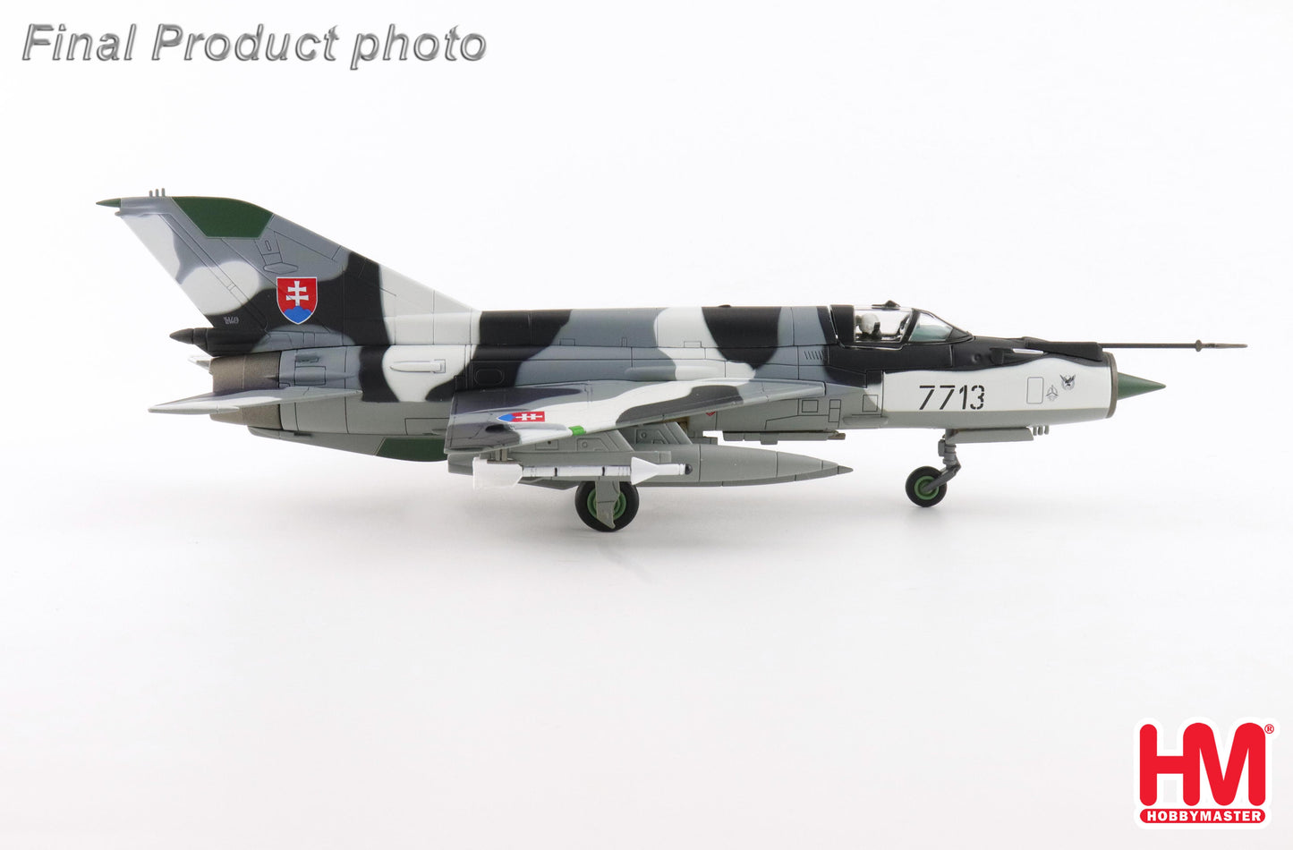 1/72 MIG-21MF "Slovak Air Force" 7713 4th Flight Sliac Airbase 1999