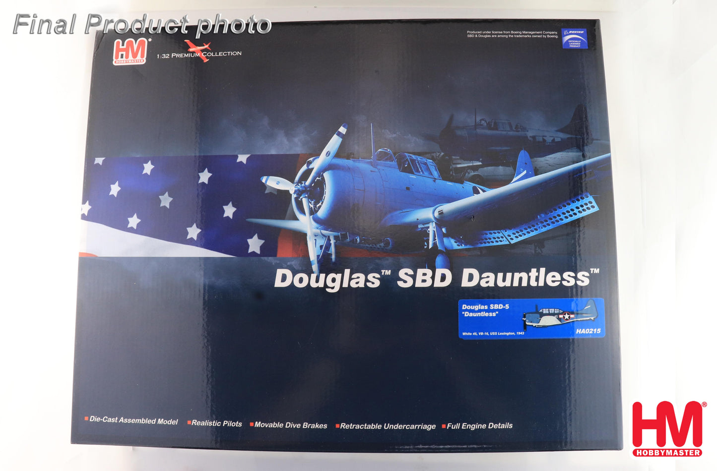 1/32 SBD-5 "Dauntless" White 45 VB-16 USS Lexington 1943