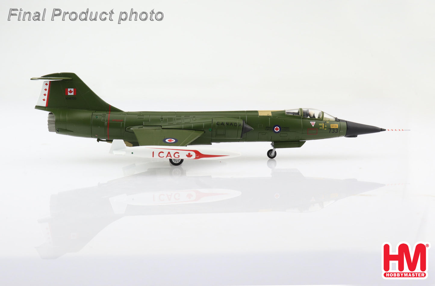 1/72 CF-104 Starfighter 104733 1 Canada Air Group Canadian Armed Forces West Germany 1976