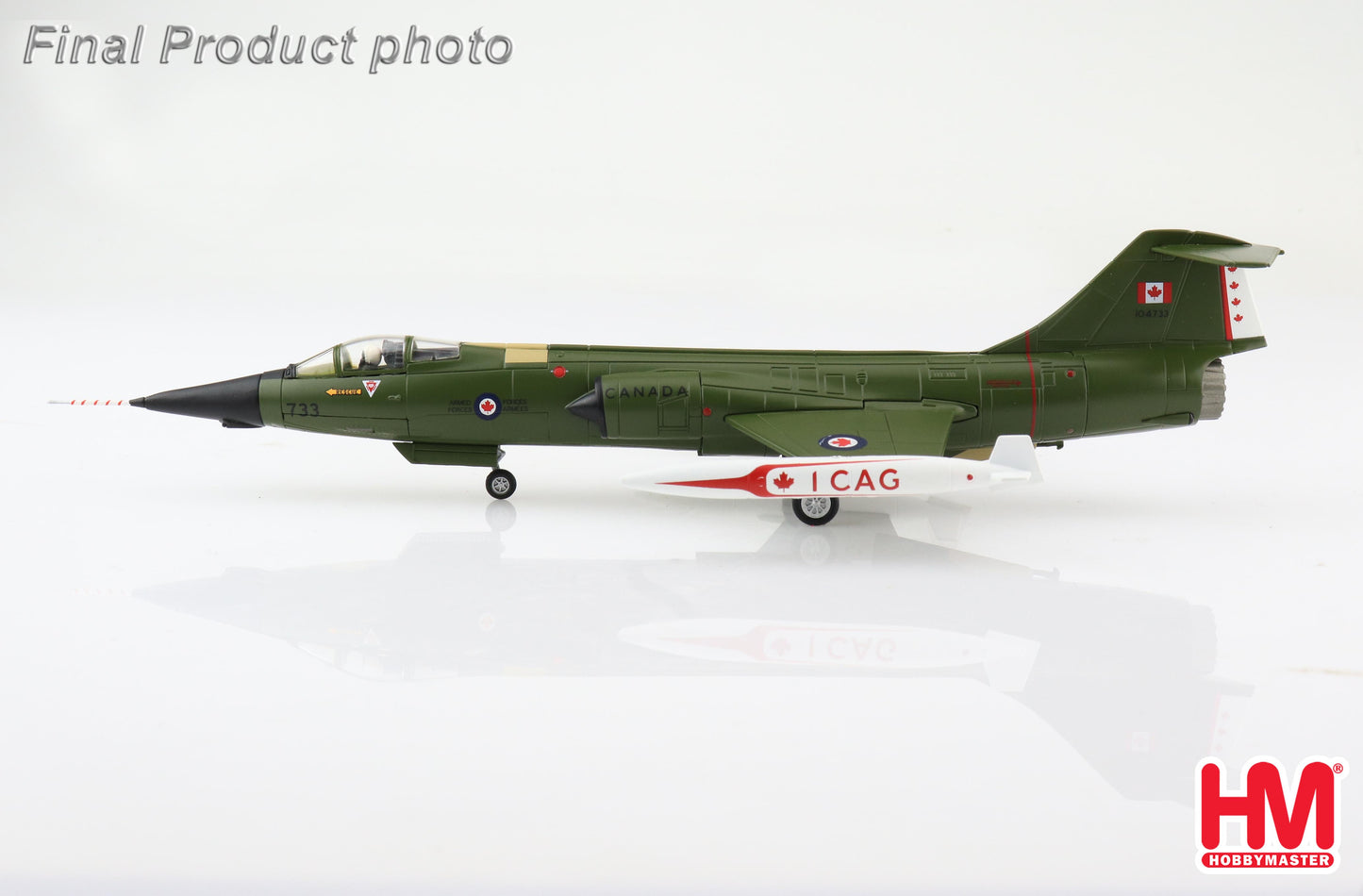 1/72 CF-104 Starfighter 104733 1 Canada Air Group Canadian Armed Forces West Germany 1976