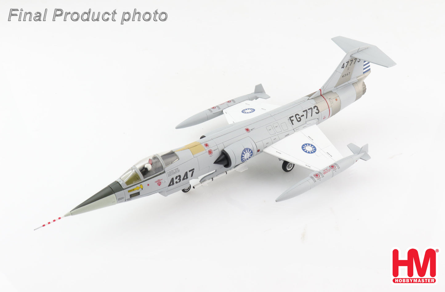 1/72 F-104G Starfighter 4347 Capt. S. L. Hu 3rd TFW 8th TFS ROCAF 1967