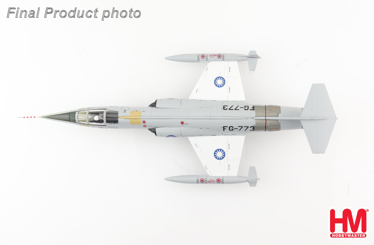 1/72 F-104G Starfighter 4347 Capt. S. L. Hu 3rd TFW 8th TFS ROCAF 1967