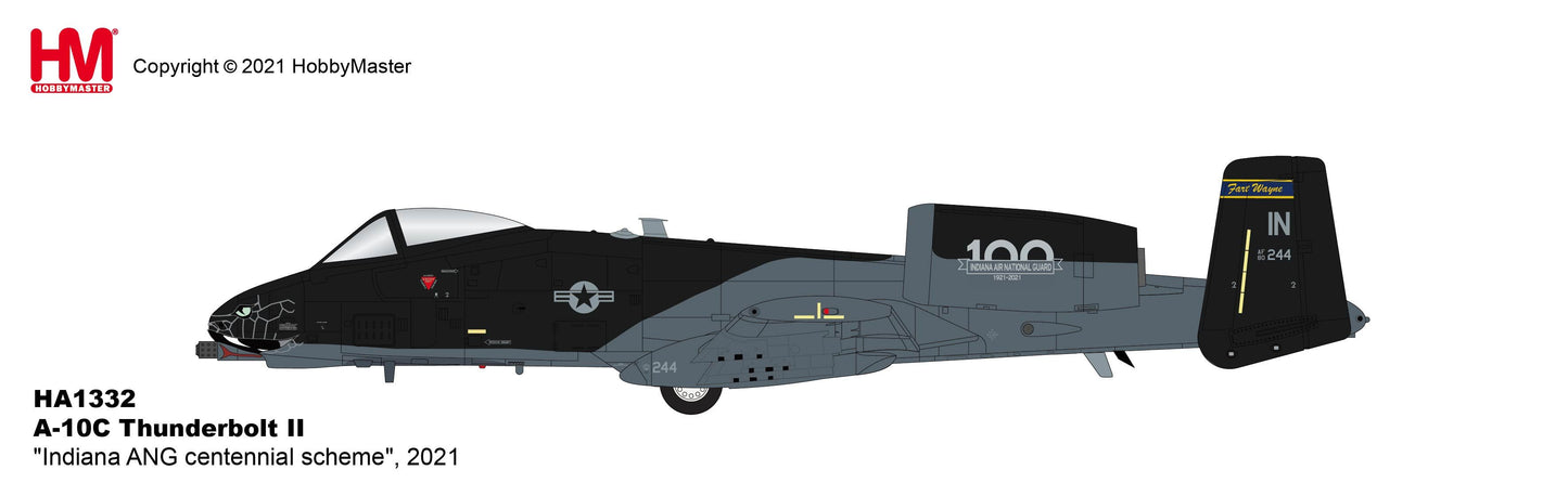 1/72 A-10C Thunderbolt II Warthog USAF "Indiana ANG Centennial Scheme" 2021