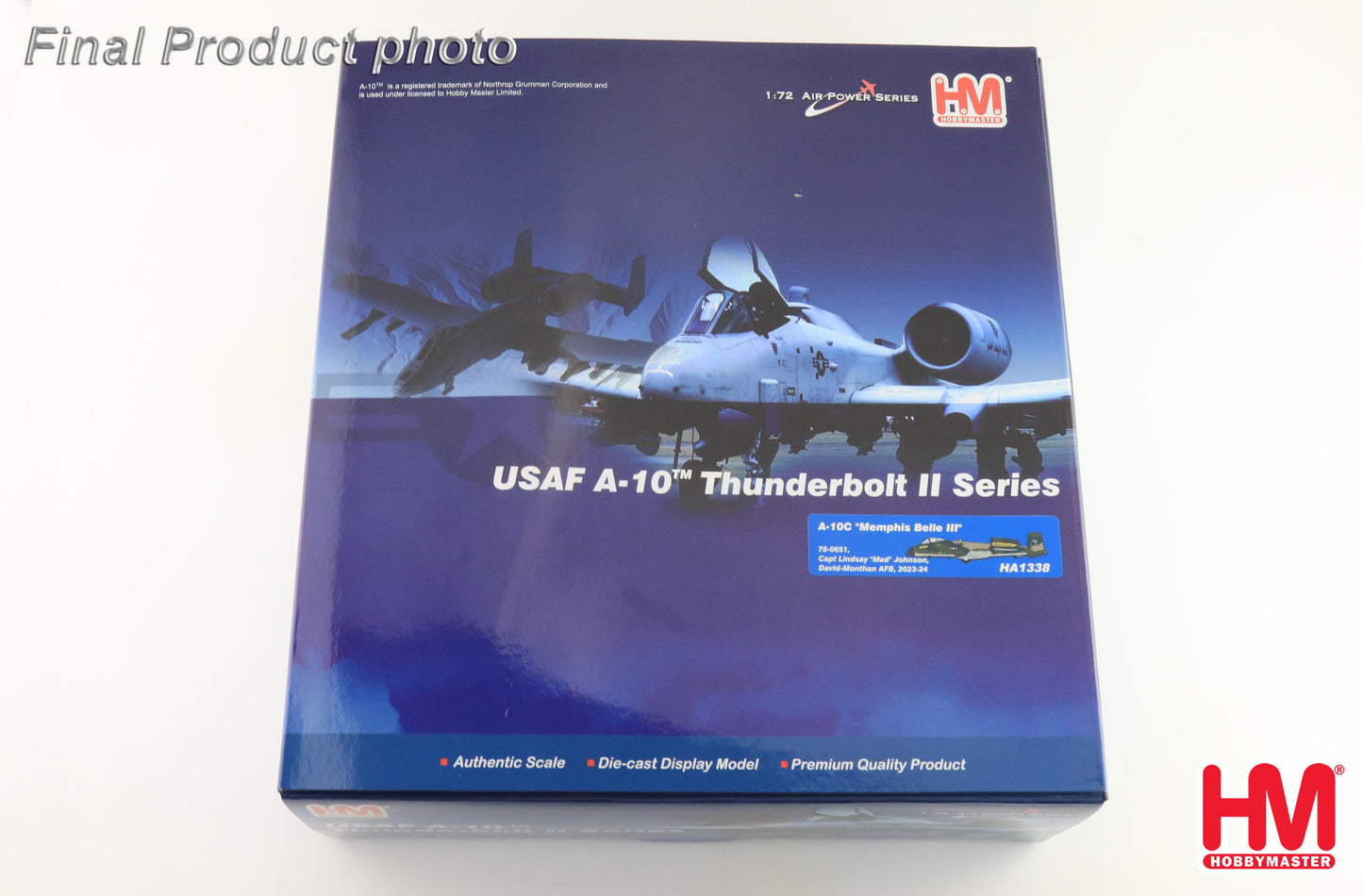 1/72 A-10C "Memphis Belle III" 78-0651 Capt Lindsay "Mad" Johnson David-Monthan AFB 2023-24