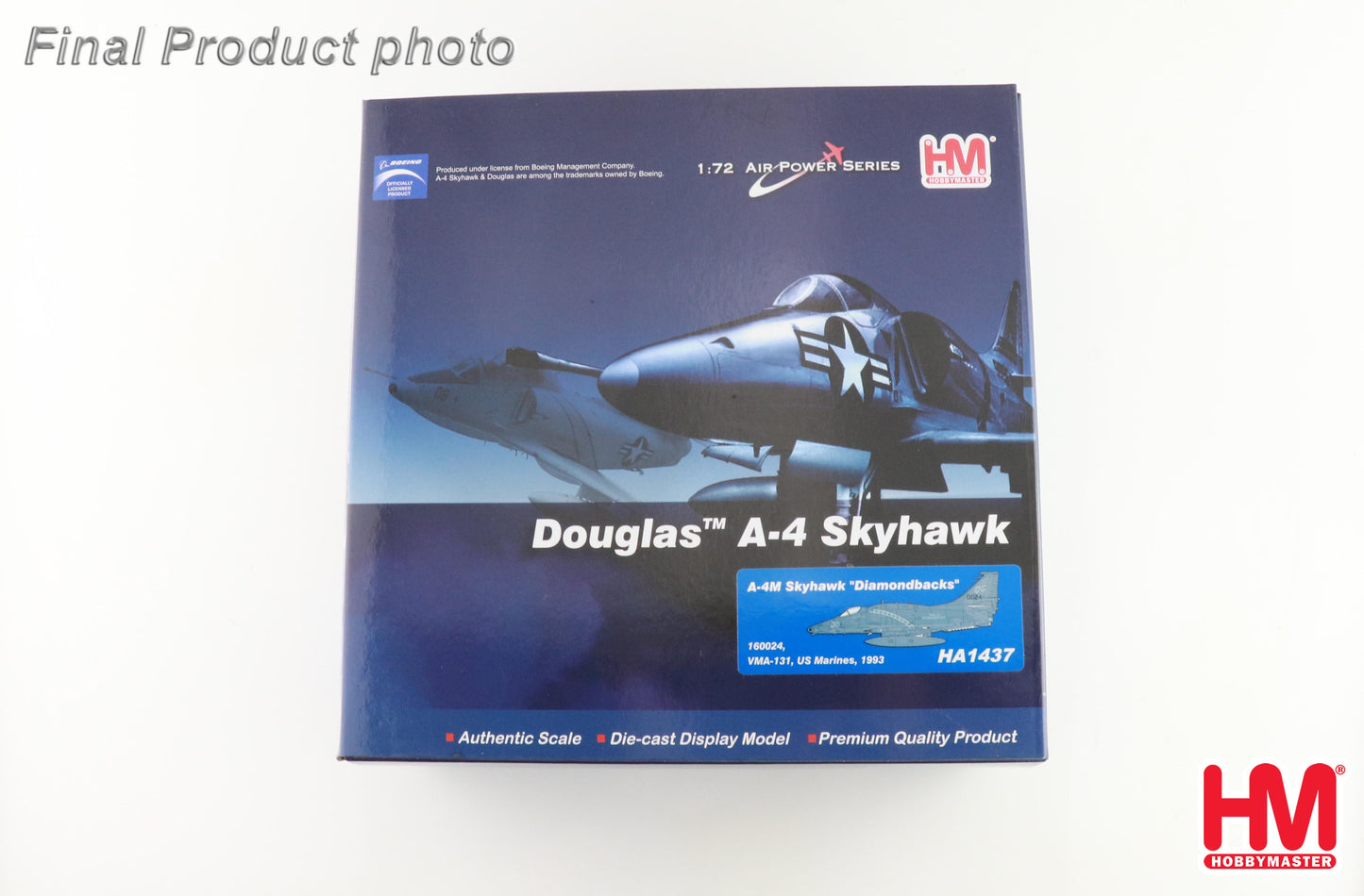 1/72 A-4M Skyhawk "Diamondbacks" 160024 VMA-131 US Marines 1993