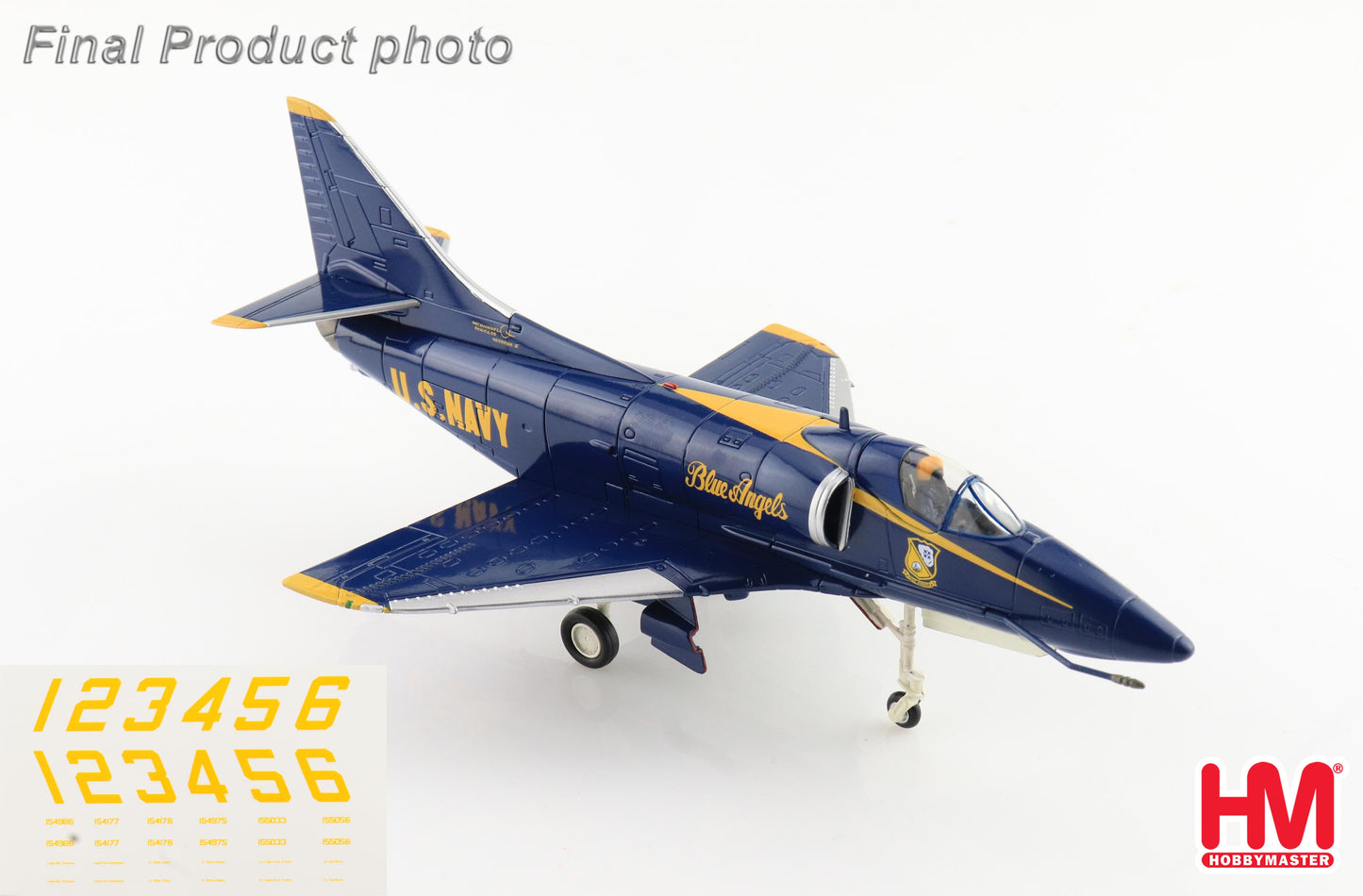 1/72 A-4F "Blue Angels" US Navy 1979 season (with No.1 to No.6 Airplanes Decal)