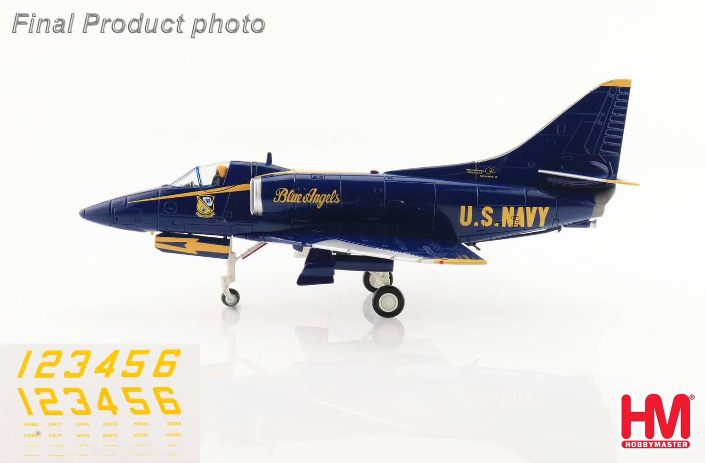 1/72 A-4F "Blue Angels" US Navy 1979 season (with No.1 to No.6 Airplanes Decal)