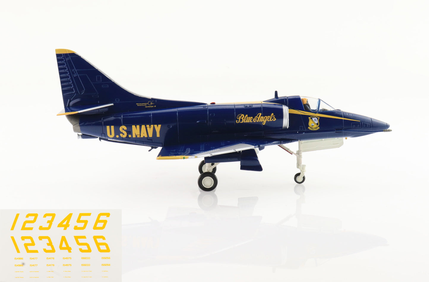 1/72 A-4F "Blue Angels" US Navy 1979 season (with No.1 to No.6 Airplanes Decal)