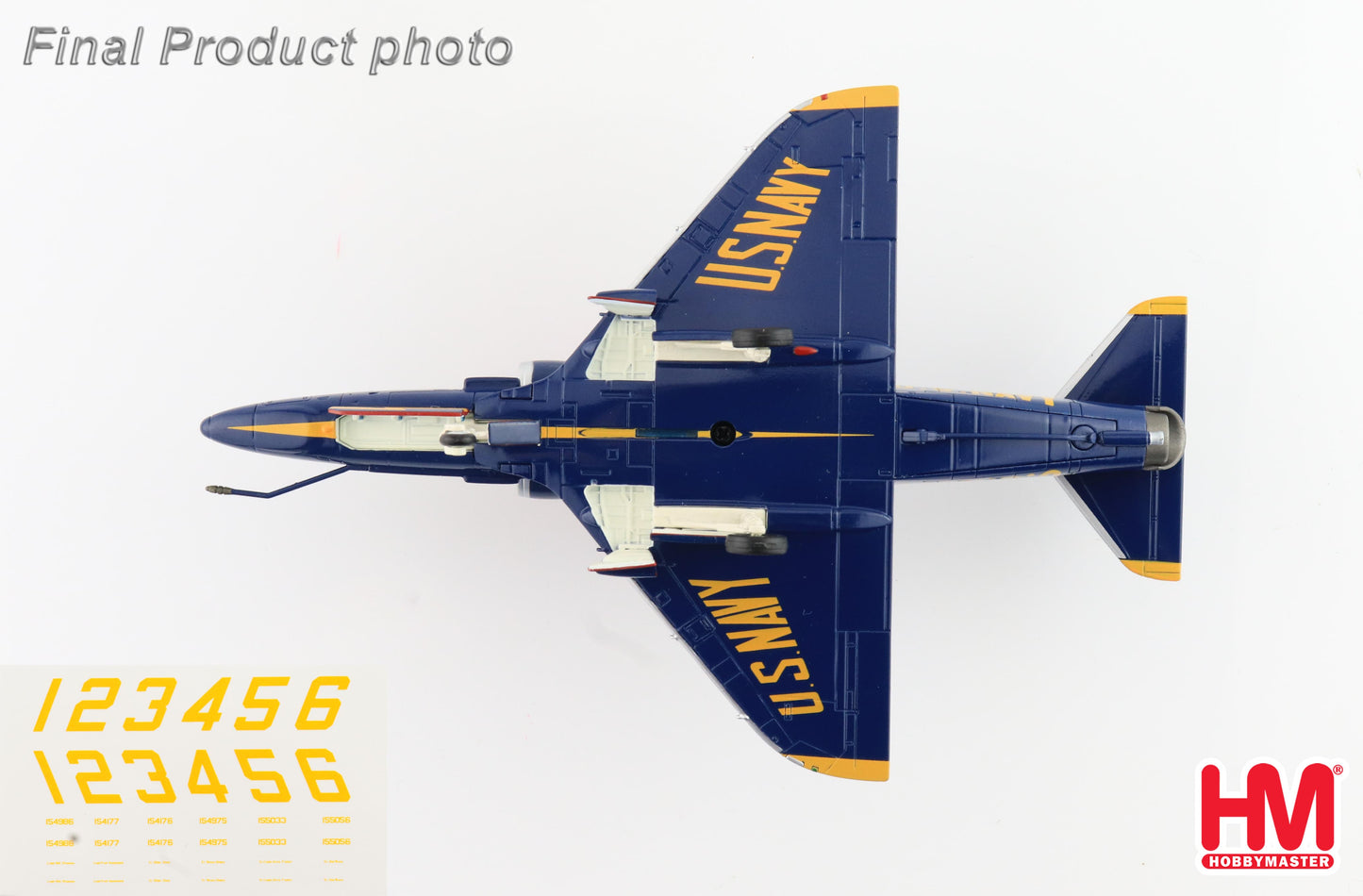 1/72 A-4F "Blue Angels" US Navy 1979 season (with No.1 to No.6 Airplanes Decal)