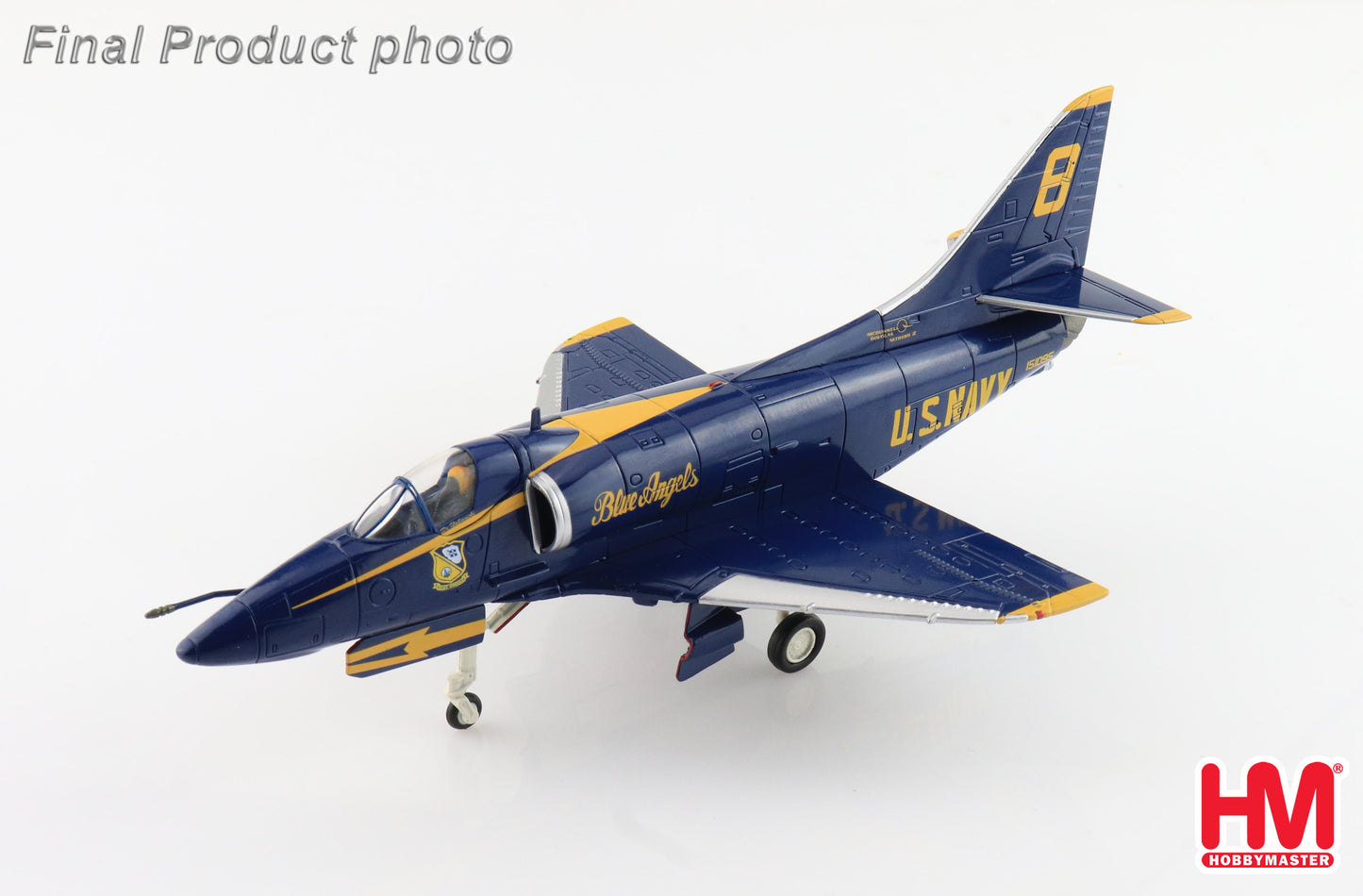 1/72 A-4E "Blue Angels" No. 8 airplane US Navy Tokushima Aibase 2008 "Dr Nakanishi"