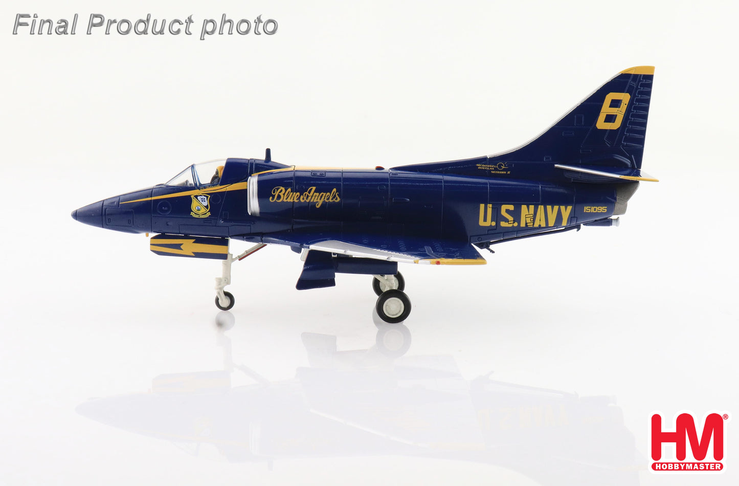 1/72 A-4E "Blue Angels" No. 8 airplane US Navy Tokushima Aibase 2008 "Dr Nakanishi"
