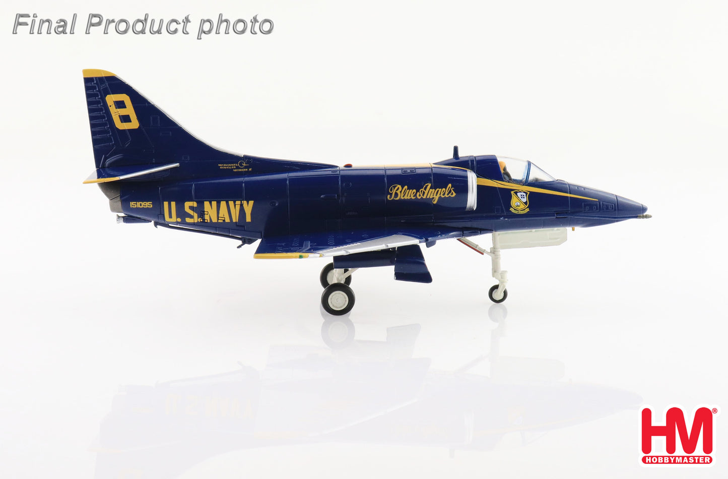1/72 A-4E "Blue Angels" No. 8 airplane US Navy Tokushima Aibase 2008 "Dr Nakanishi"
