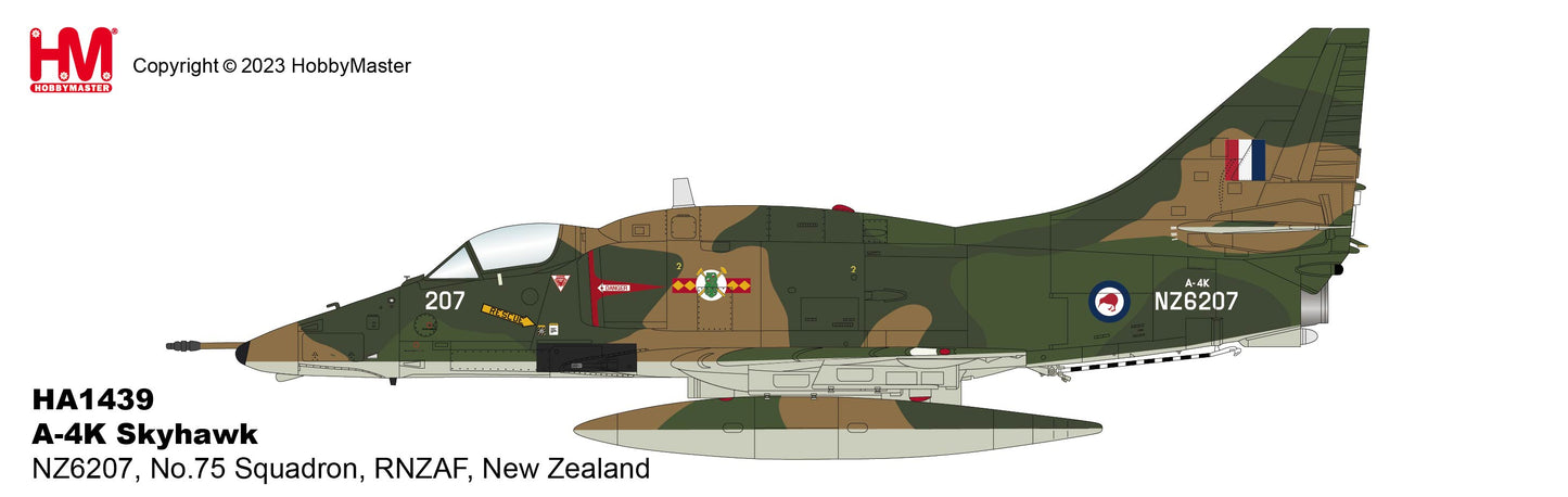 1/72Â A-4K Skyhawk NZ6207 No.75 Squadron RNZAF New Zealand