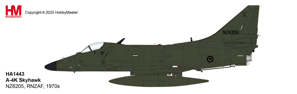 1/72 A-4K Skyhawk NZ6205 RNZAF 1970s