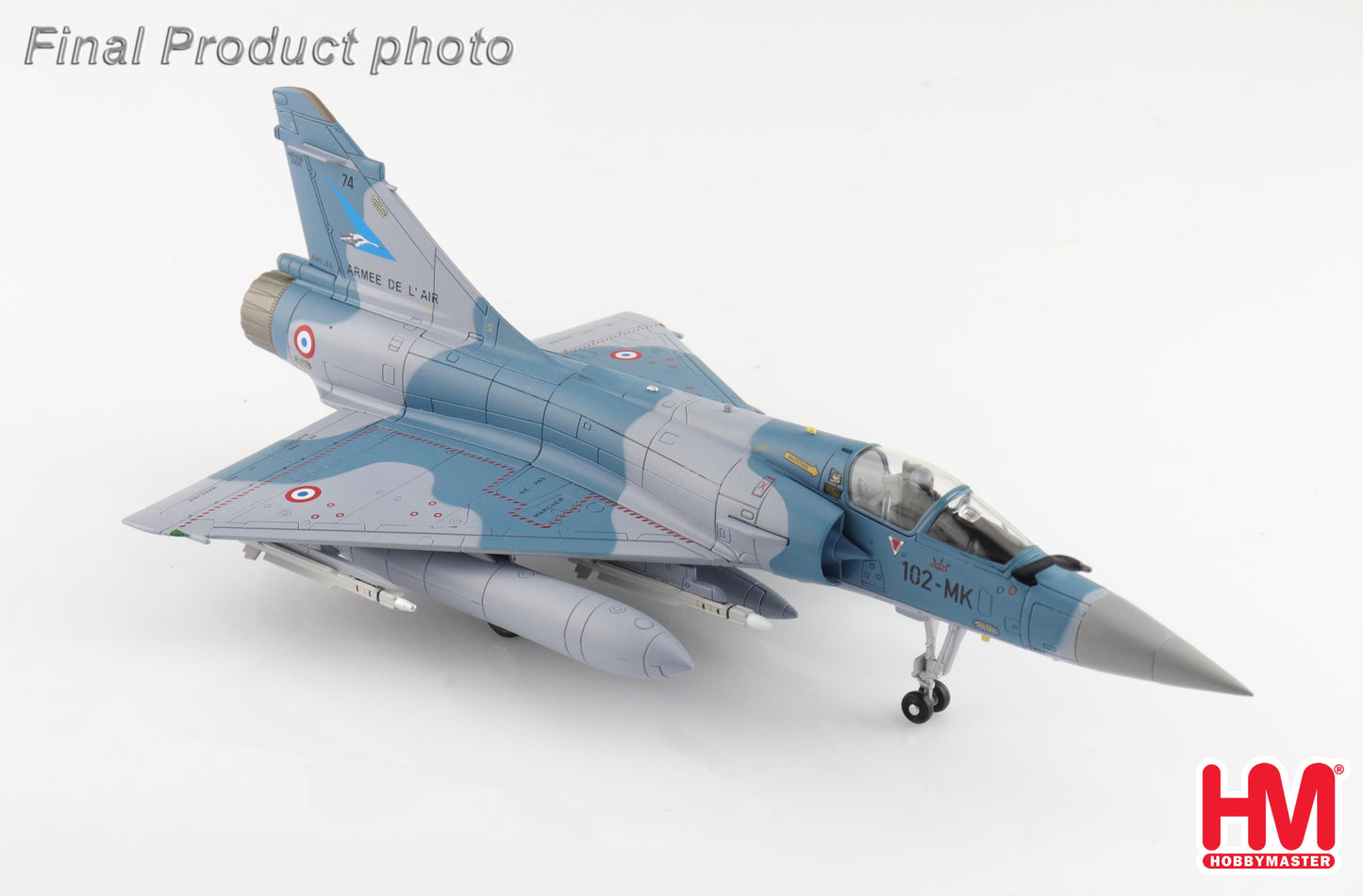 1/72 Mirage 2000-5 102-MK, French Air Force (2 x 2000l Fuel Tank, 1x 1300l Fuel Tank 2 x MICA IR, 4 x MICA EM)