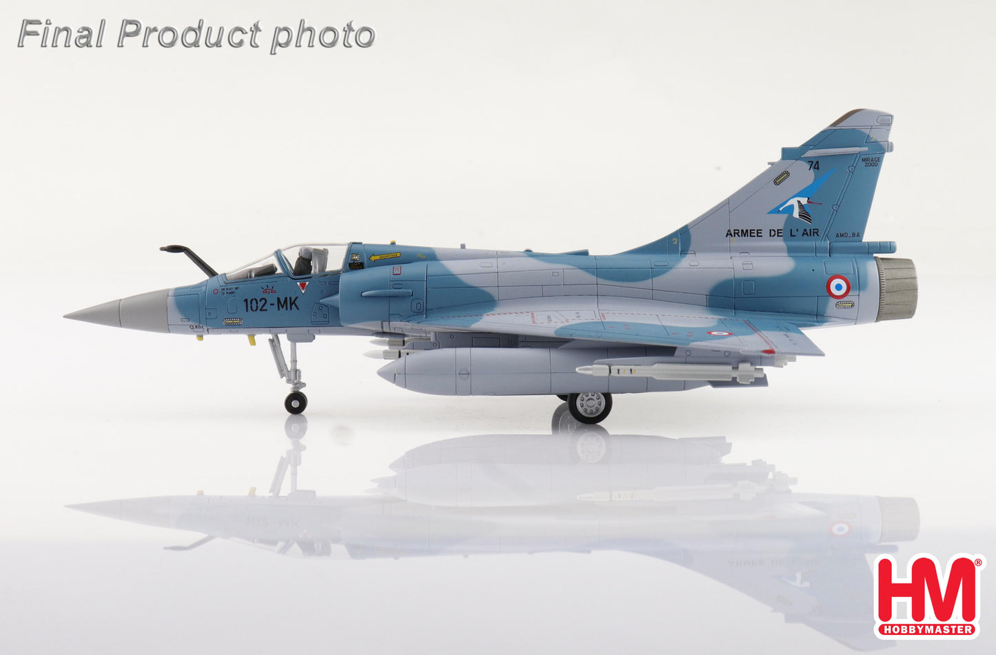 1/72 Mirage 2000-5 102-MK, French Air Force (2 x 2000l Fuel Tank, 1x 1300l Fuel Tank 2 x MICA IR, 4 x MICA EM)