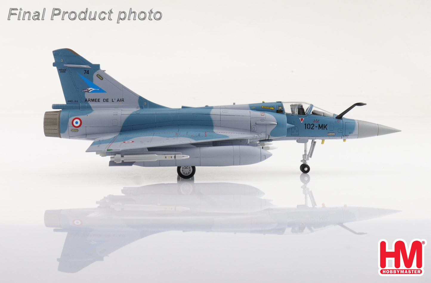 1/72 Mirage 2000-5 102-MK, French Air Force (2 x 2000l Fuel Tank, 1x 1300l Fuel Tank 2 x MICA IR, 4 x MICA EM)