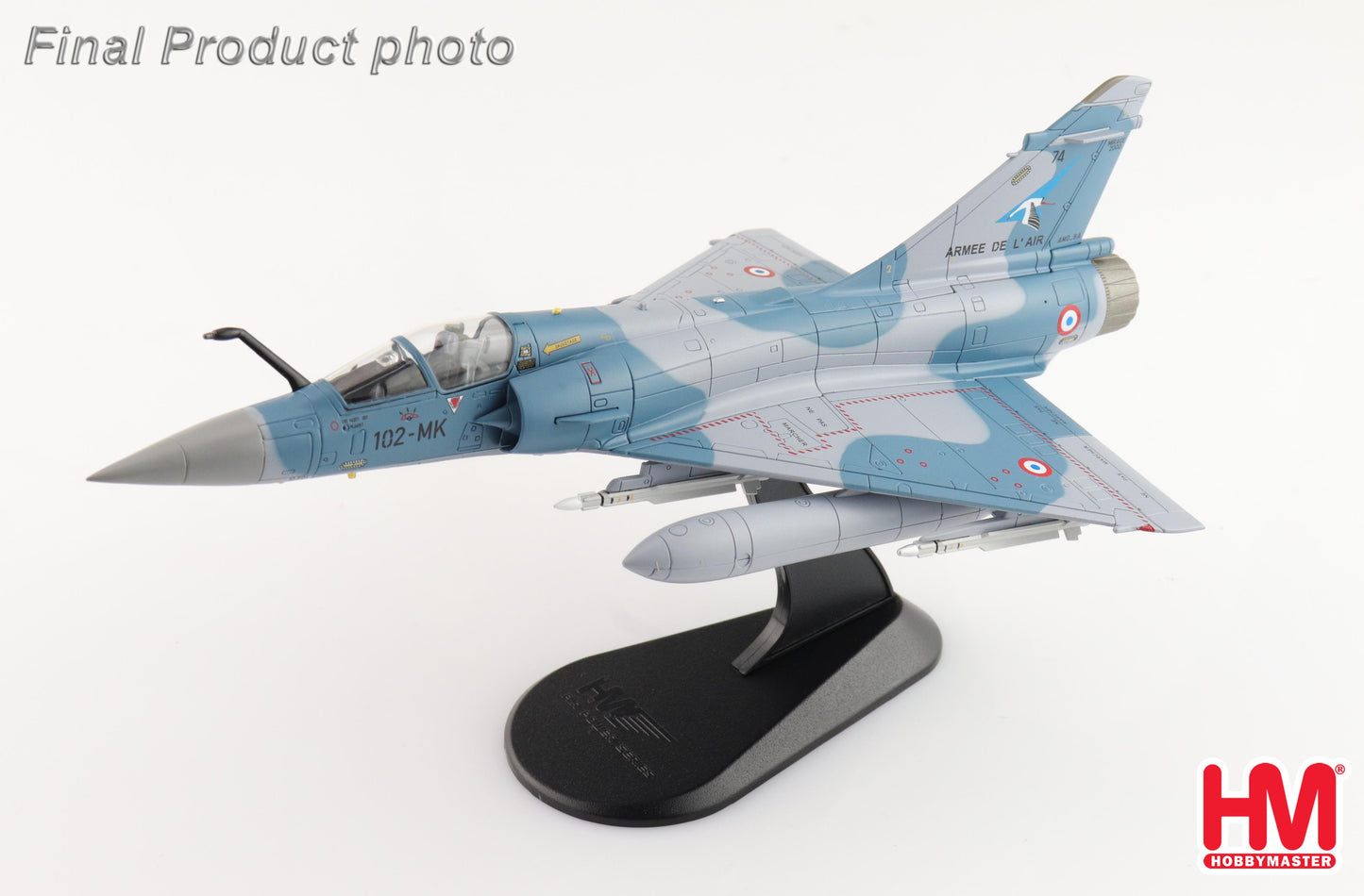 1/72 Mirage 2000-5 102-MK, French Air Force (2 x 2000l Fuel Tank, 1x 1300l Fuel Tank 2 x MICA IR, 4 x MICA EM)