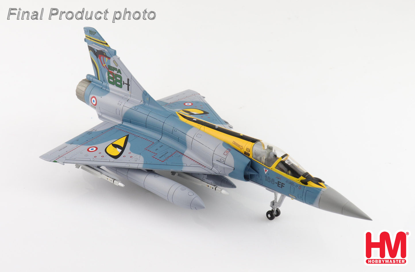 1/72 Mirage 2000-5 188-EF, 100 Years of SPA 88 Squadron, EC3/11 "Corse", 2017 (2 x 2000l Fuel Tank, 1x 1300l Fuel Tank 2 x MICA IR, 4 x MICA EM)