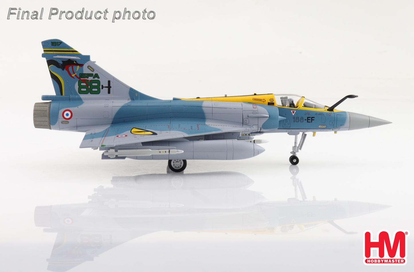 1/72 Mirage 2000-5 188-EF, 100 Years of SPA 88 Squadron, EC3/11 "Corse", 2017 (2 x 2000l Fuel Tank, 1x 1300l Fuel Tank 2 x MICA IR, 4 x MICA EM)