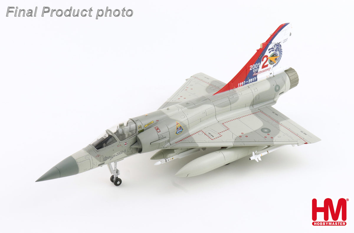 1/72 Mirage 2000-5 "20th Anniversary of Mirage 2000 ROCAF" (with 2x Magic, 4 x Mica Missiles, 2 x 1700L Fuel Tanks, 1 x center Fuel Tank)