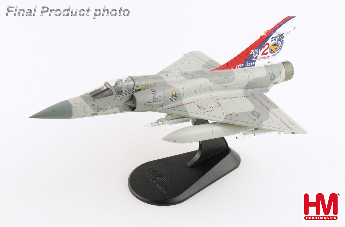 1/72 Mirage 2000-5 "20th Anniversary of Mirage 2000 ROCAF" (with 2x Magic, 4 x Mica Missiles, 2 x 1700L Fuel Tanks, 1 x center Fuel Tank)