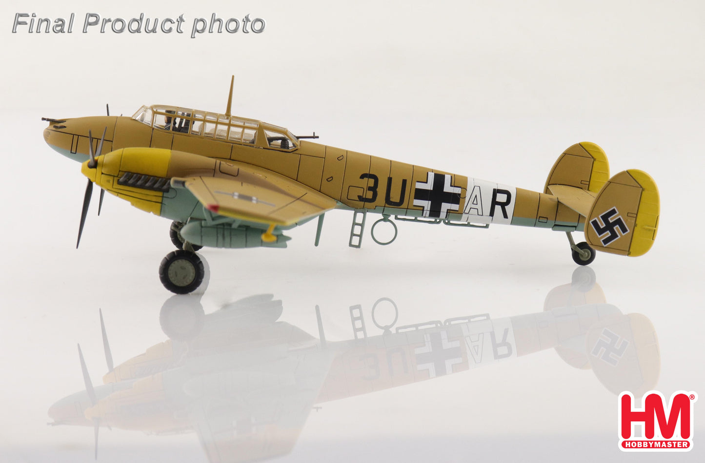 1/72 Bf 110E-2 3U+AR, 7./ZG 26, Italy 1941 (Special Weathered Version)