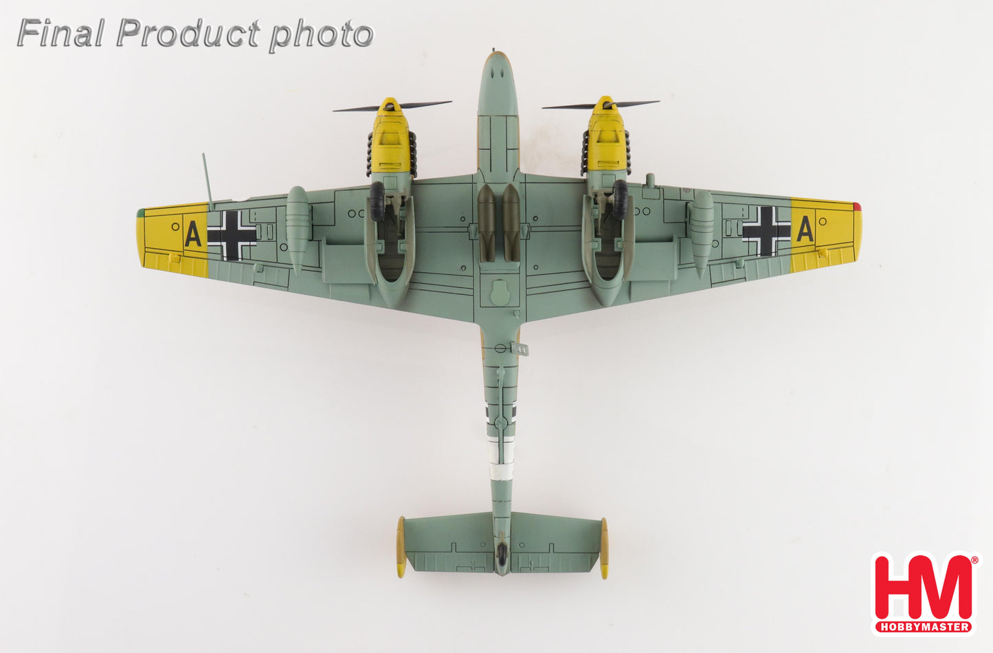 1/72 Bf 110E-2 3U+AR, 7./ZG 26, Italy 1941 (Special Weathered Version)