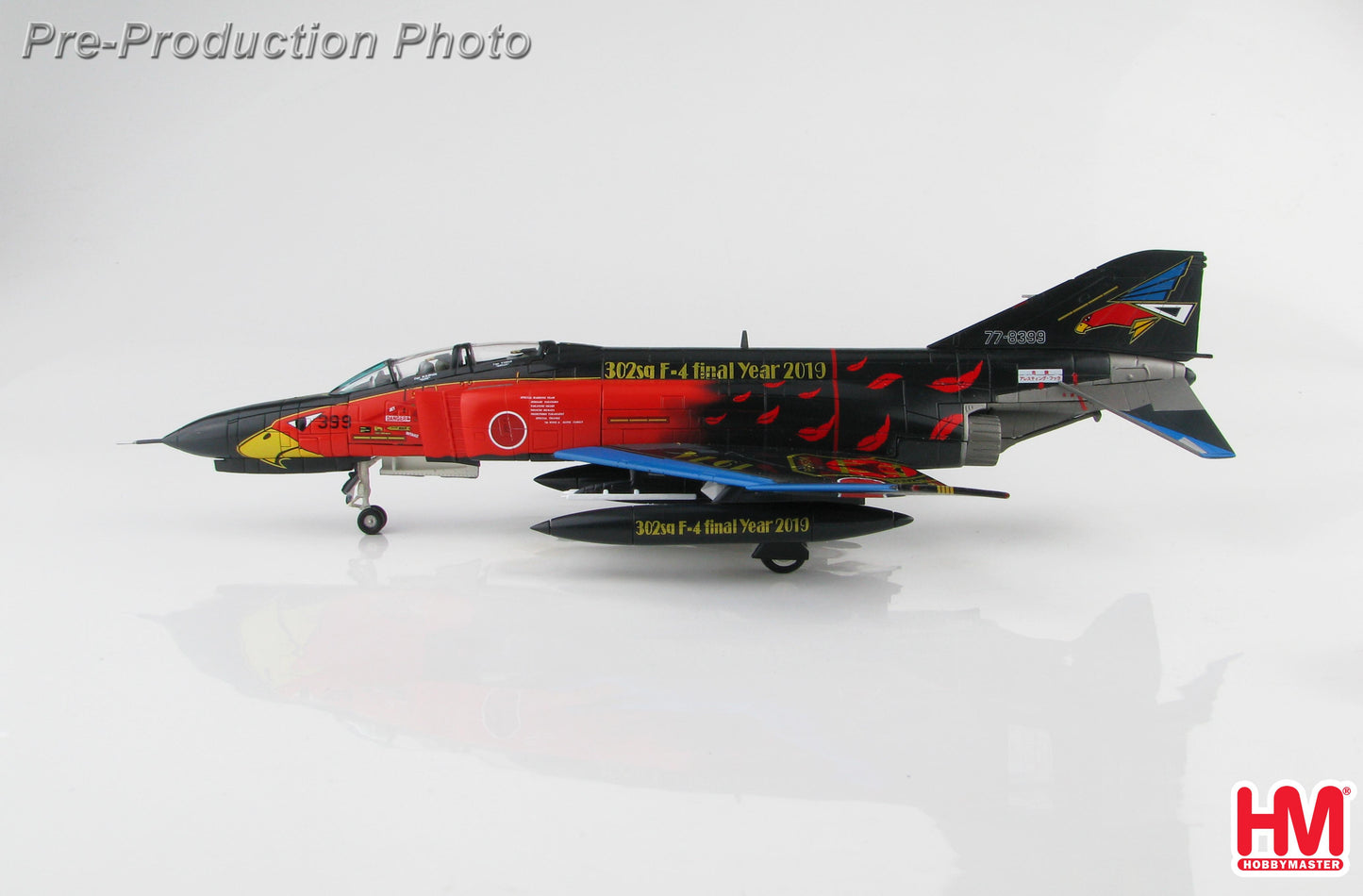 1/72 F-4EJ Kai Phantom II "302sq F-4 Final Year 2019" (Black Phantom)