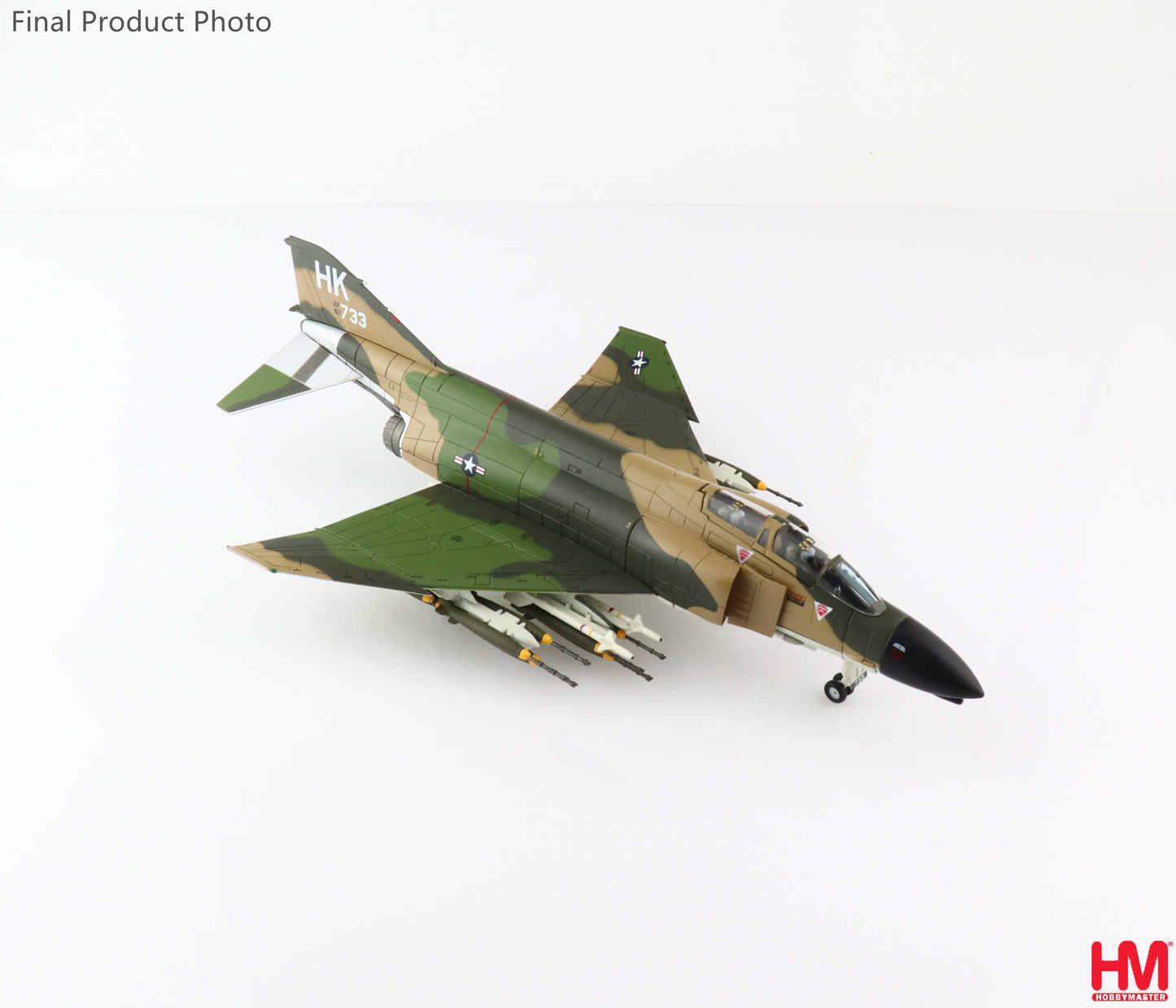 1/72 F-4D Phantom II, 66-7733, 480th TFS, USAF, Phu Cat AB, 1969 (with 12 x Mk.82 Bombs on Underwings)