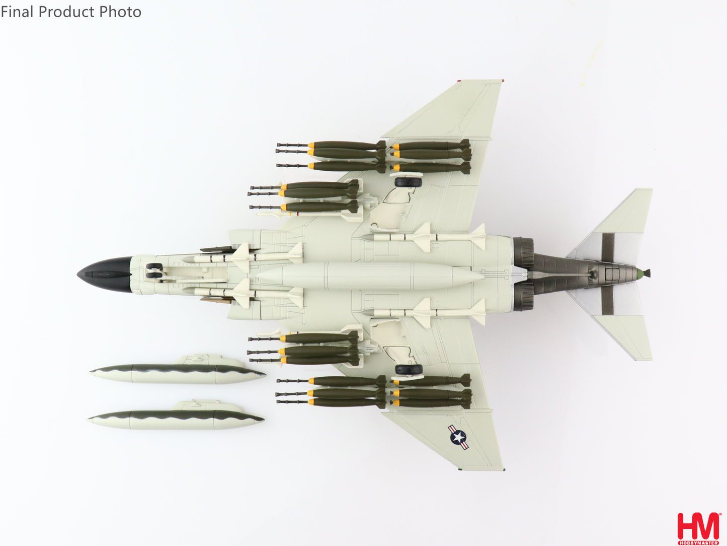1/72 F-4D Phantom II, 66-7733, 480th TFS, USAF, Phu Cat AB, 1969 (with 12 x Mk.82 Bombs on Underwings)