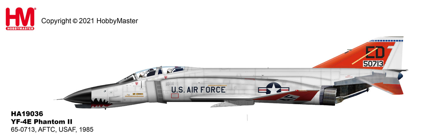 1/72 YF-4E Phantom II 65-0713, AFTC, USAF, 1985