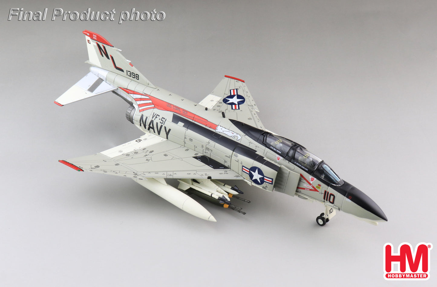 1/72 F-4B "MiG-17 Killer" 151398 VF-51"Screaming Eagles" USS Coral Sea May 1972