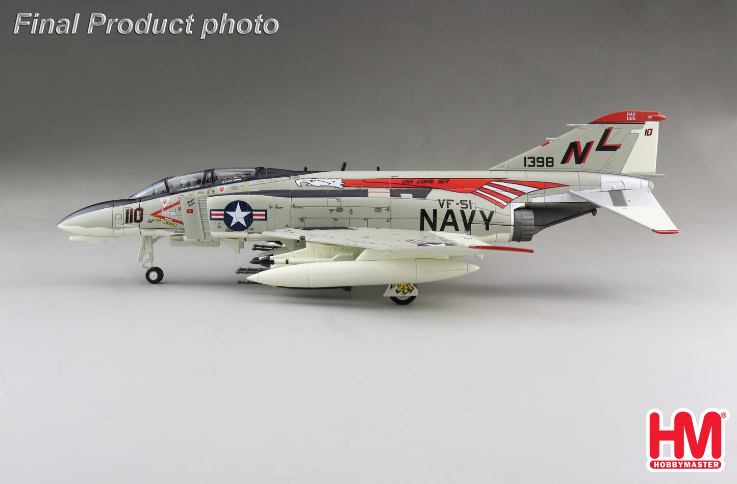 1/72 F-4B "MiG-17 Killer" 151398 VF-51"Screaming Eagles" USS Coral Sea May 1972