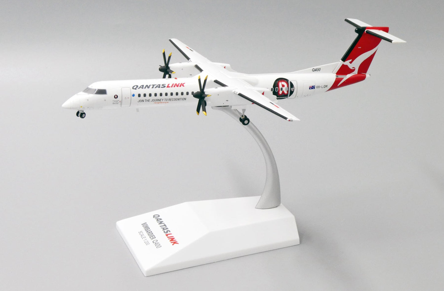 1/200 QantasLink Bombardier Dash 8-Q400 VH-LQM iRecognise.org.au Livery -
