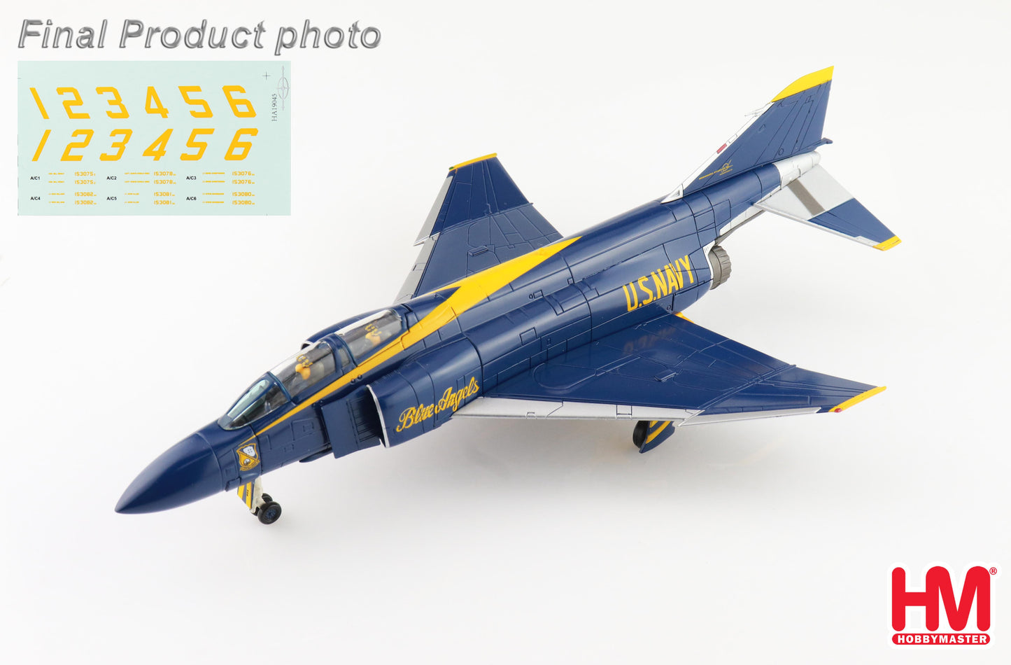 1/72 F-4J Phantom II US Blue Angels 1969 (with Decal for No.1 to No.6 Airplanes)