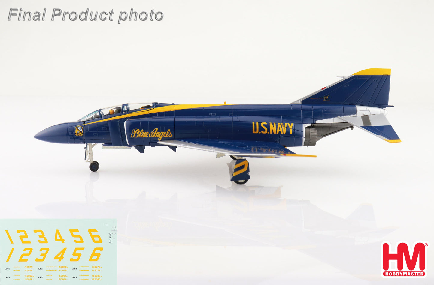 1/72 F-4J Phantom II US Blue Angels 1969 (with Decal for No.1 to No.6 Airplanes)