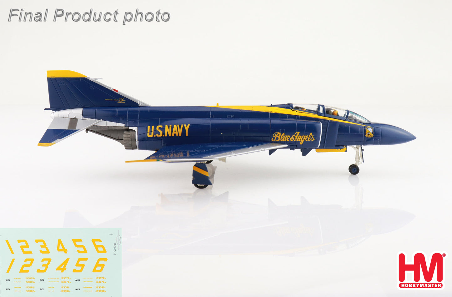 1/72 F-4J Phantom II US Blue Angels 1969 (with Decal for No.1 to No.6 Airplanes)