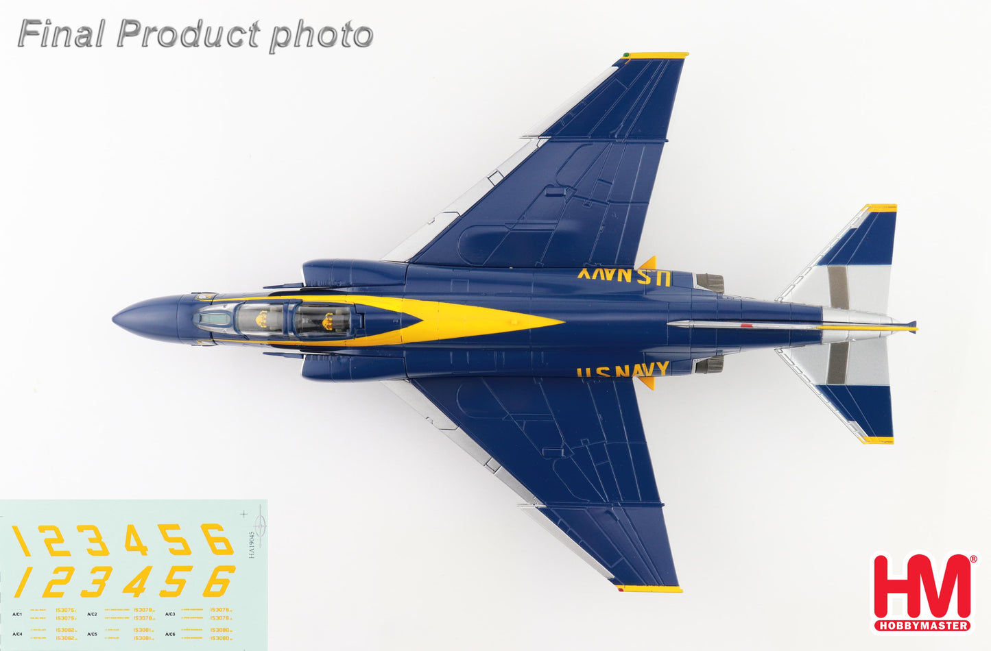 1/72 F-4J Phantom II US Blue Angels 1969 (with Decal for No.1 to No.6 Airplanes)