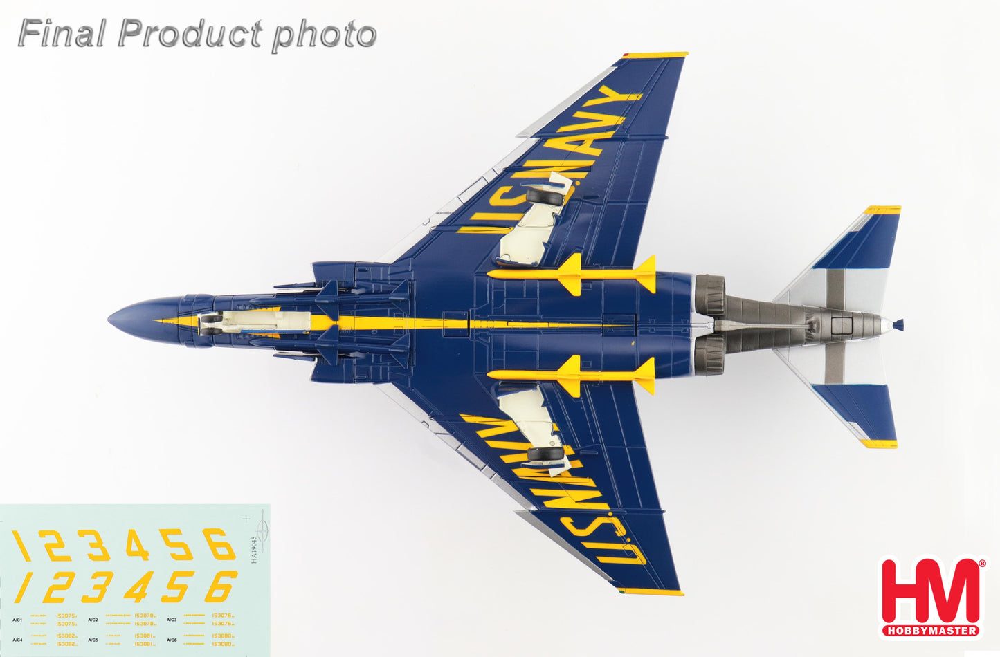 1/72 F-4J Phantom II US Blue Angels 1969 (with Decal for No.1 to No.6 Airplanes)