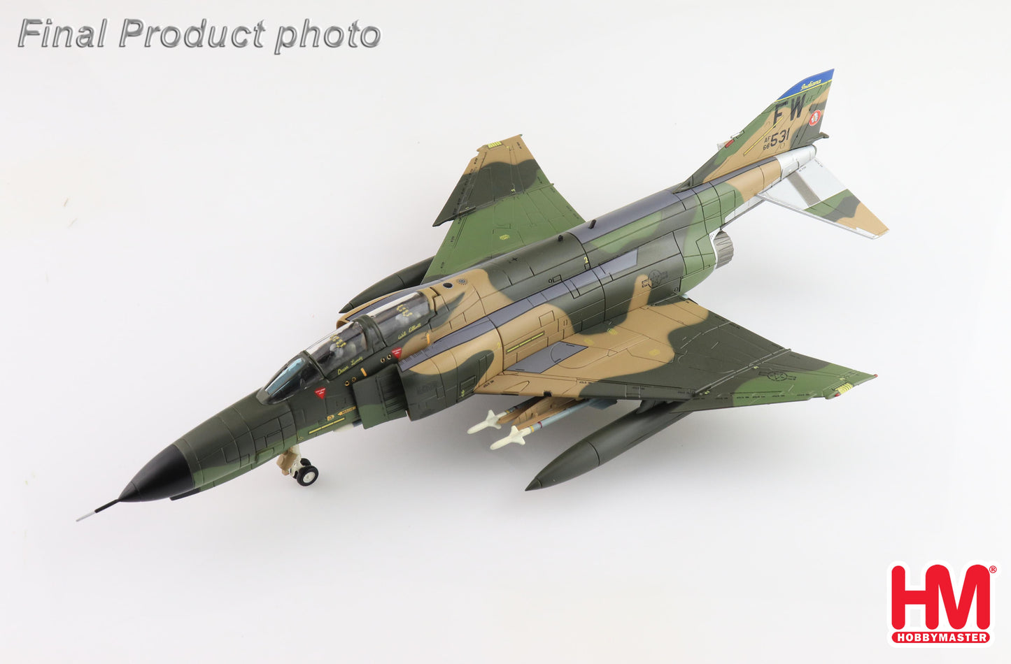 1/72 F-4E Phantom II 68-0531 163rd TFS 122nd TFG Ft Wayne Indiana May 1987