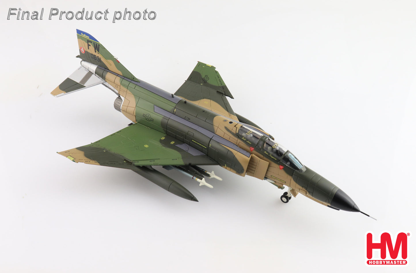 1/72 F-4E Phantom II 68-0531 163rd TFS 122nd TFG Ft Wayne Indiana May 1987